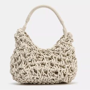 ❗️BUY NOW❗️ITEM WILL BE REMOVED SOON❗️ZARA TOPSTICHED WOVEN Handbag
